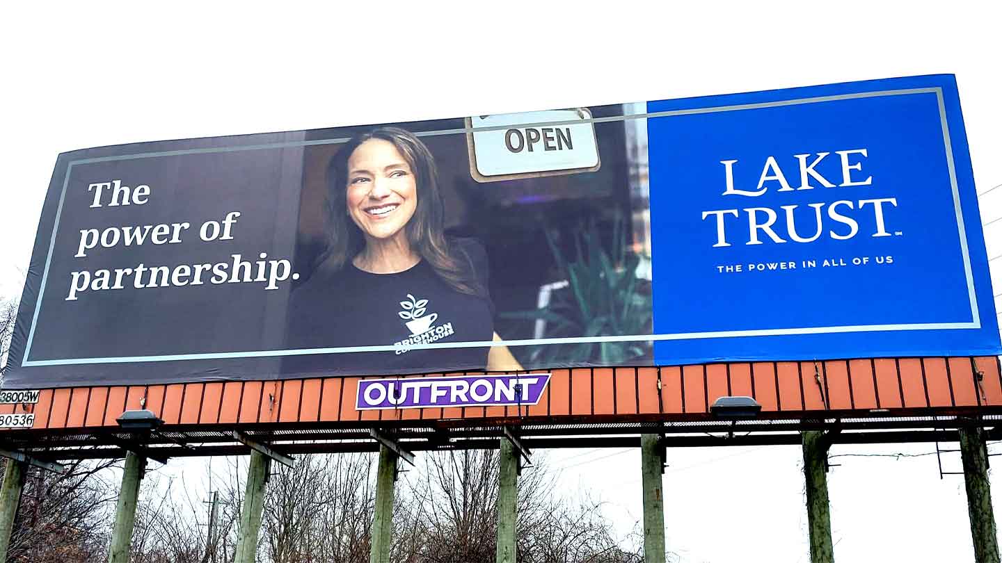 out of home billboard advertising lake trust