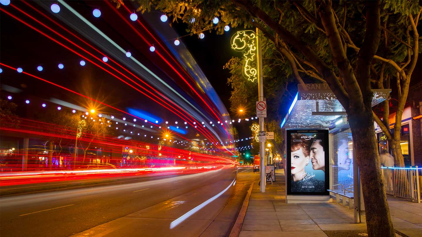 out of home street furniture adverising