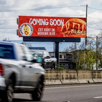 out of home digital bulletin advertising pacific northwest