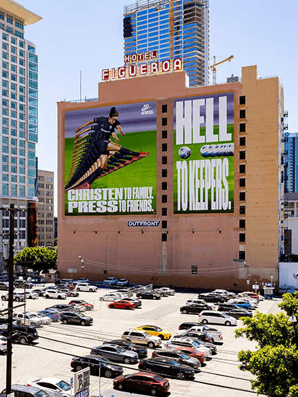 out of home advertising layout design