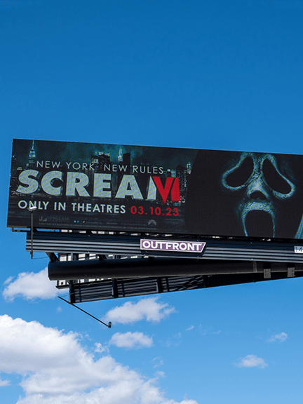 out of home digital billboard advertising lasting impressions scream