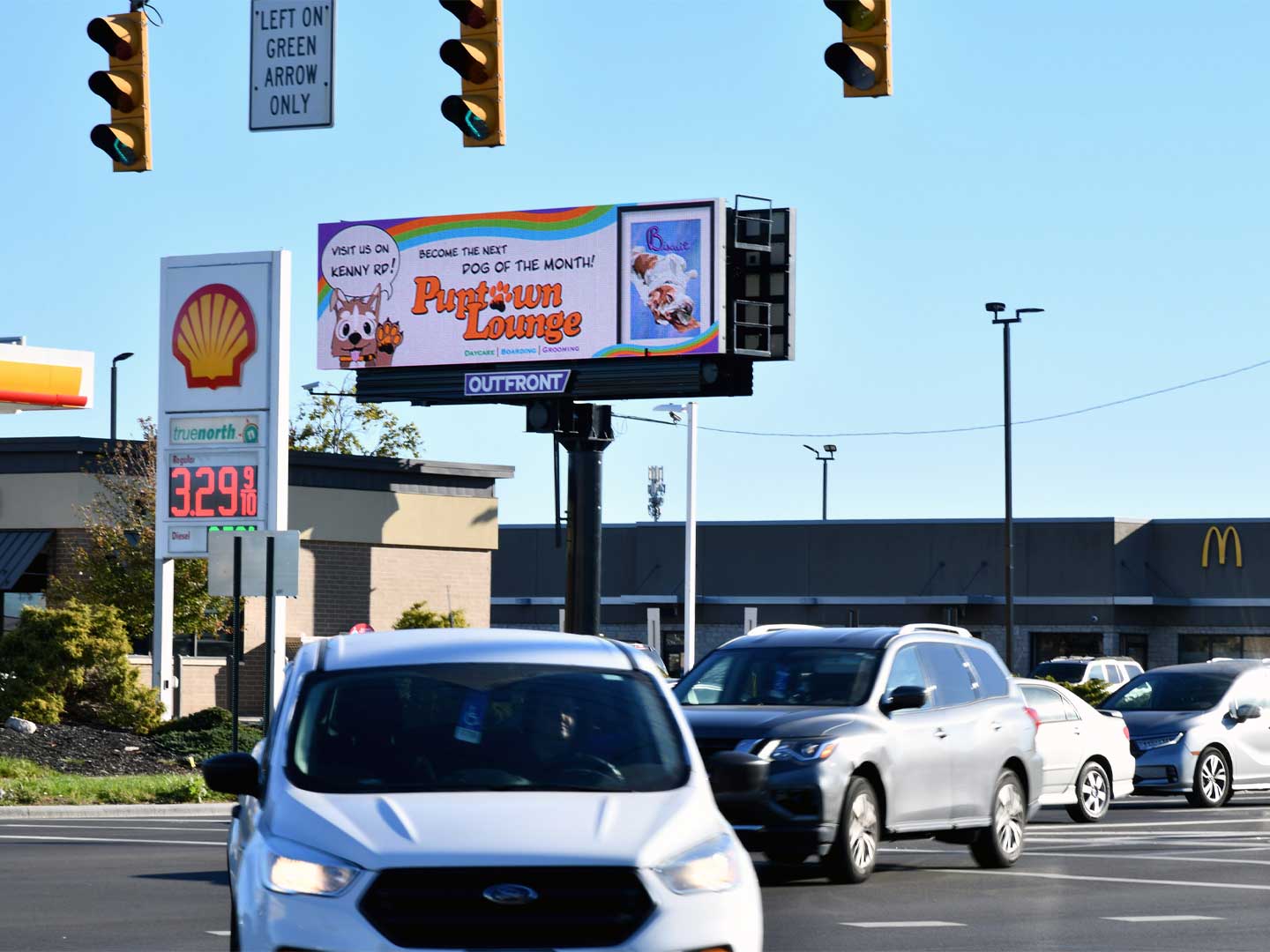 out of home advertising columbus ohio puptown lounge