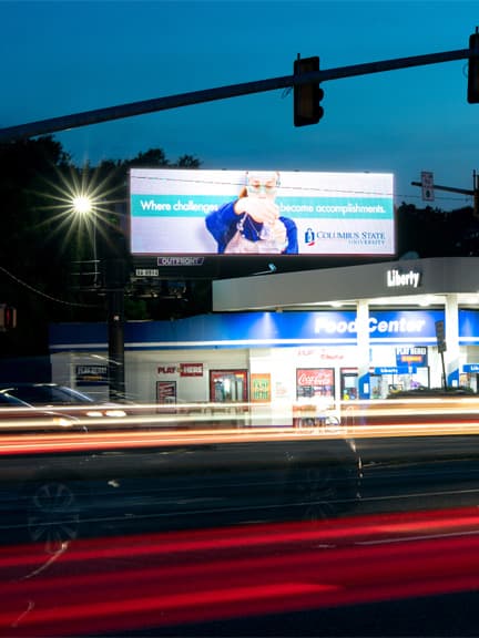 columbus state on billboard out of home advertising in columbus georgia