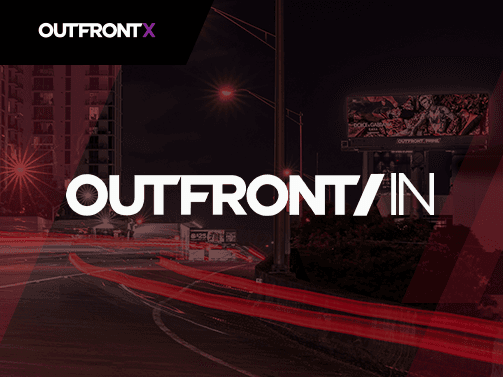 out of home advertising outfront and center