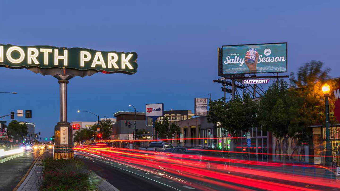out of home advertising billboard coronado brewing company