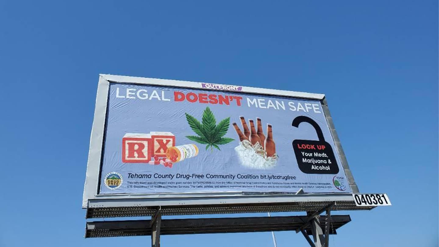 tehama county poster out of home advertising in sacramento california