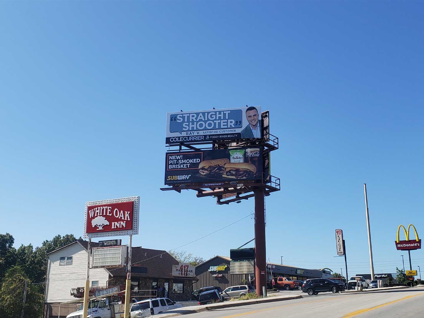 out of home advertising branson