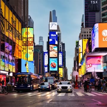 time square out of home advertising