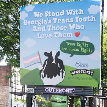 out of home billboard advertising ben and jerrys brands that care