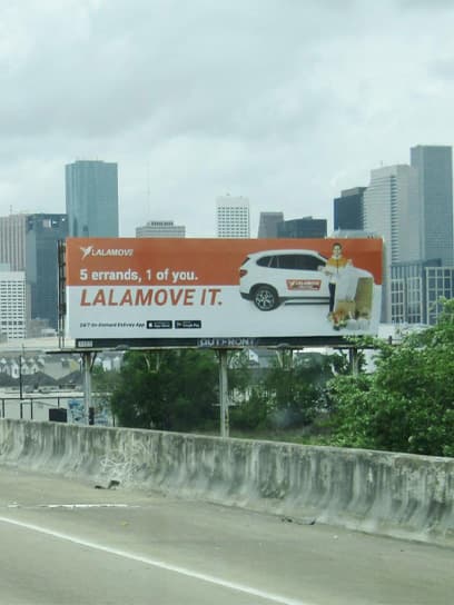 out of home advertising lalamove billboard