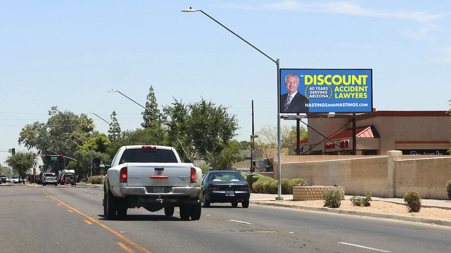 hastings and hastings poster out of home advertising in phoenix arizona