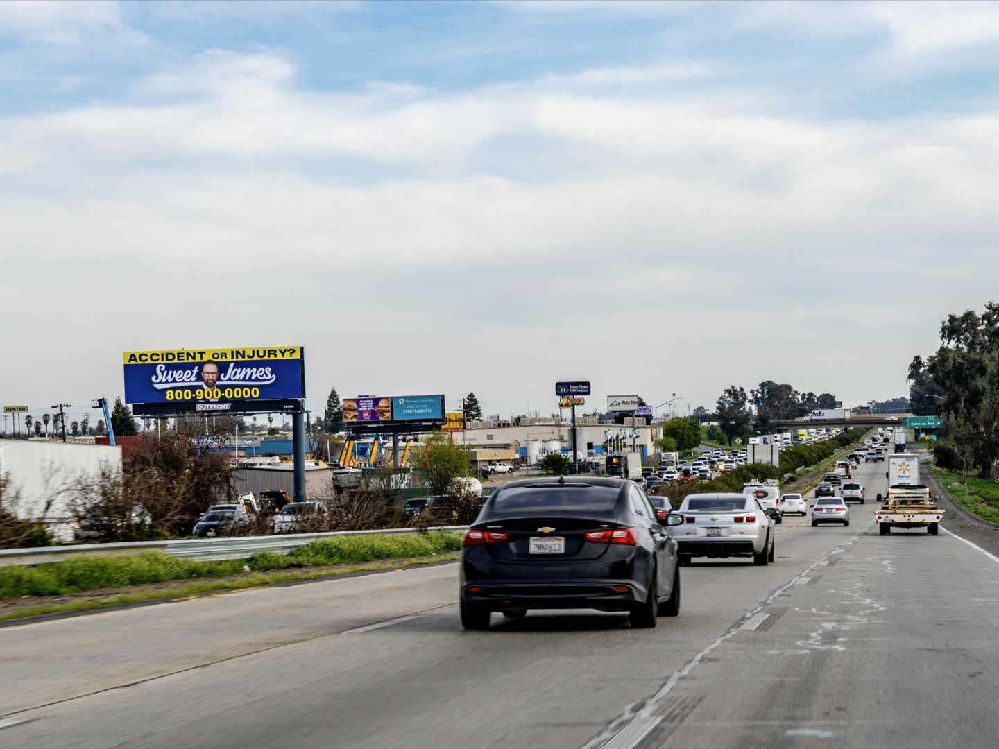 out of home billboard advertising fresno california sweet james app