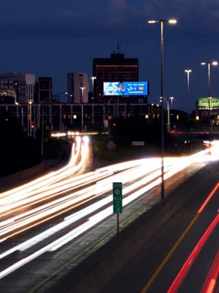 digital billboard out of home advertising in detroit for the detroit lions