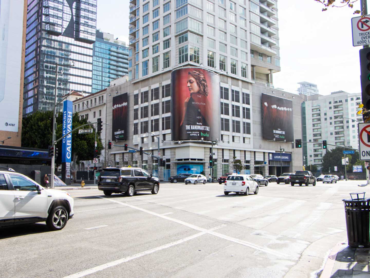 out of home advertising los angeles hulu billboard