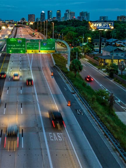 high impact highway billboard out of home advertising in tampa for tampa rays