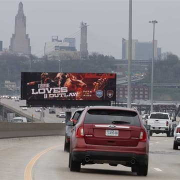 PBR Teams’ Kansas City Outlaws out of home advertising