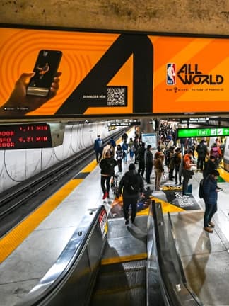 out of home transit advertising bart