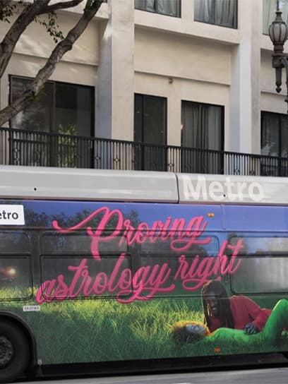 out of home bus advertising los angeles california tinder