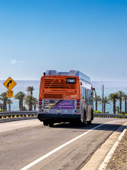 out of home transit advertising los angeles bus