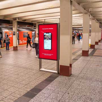 out of home transit shelter advertising new york city