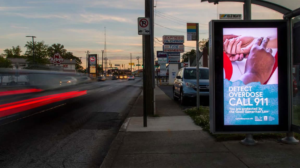 georgia state opioid response digital shelter out of home advertising