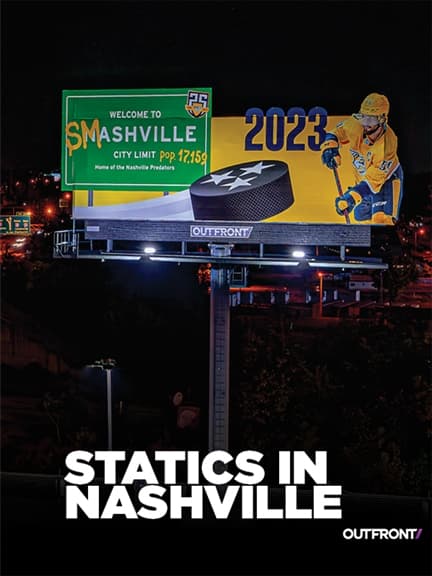 out of home static advertising billboards nashville
