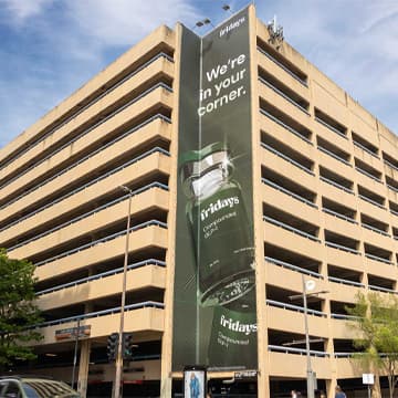 STUDIOS Creative Showcase Fridays wallscape out of home advertising