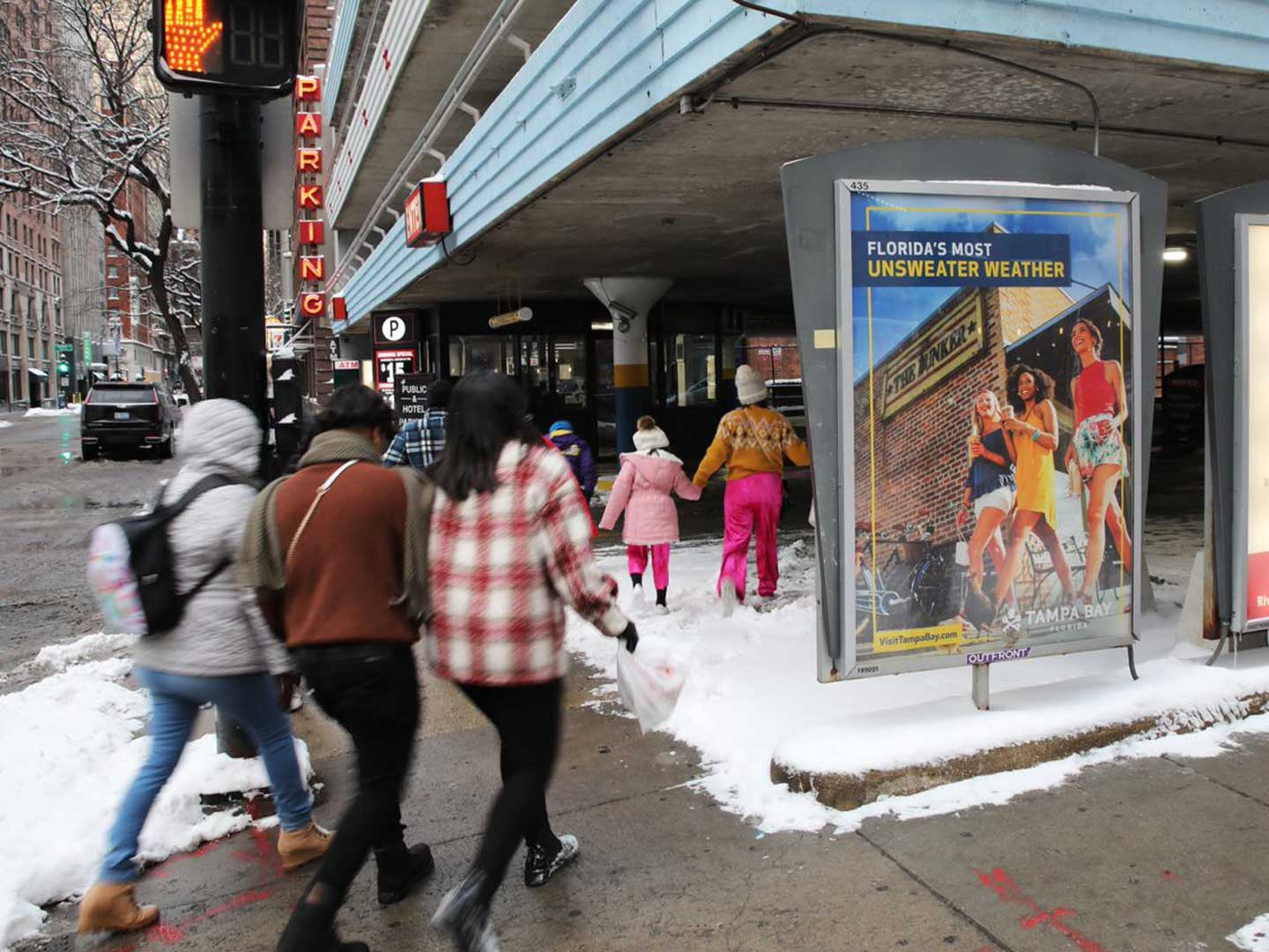 out of home transit advertising street furniture