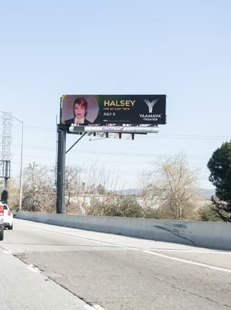 out of home billboard advertising los angeles halsey