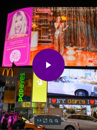 out of home digital advertising porche