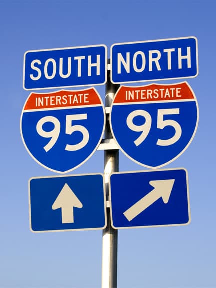 stock image of i95