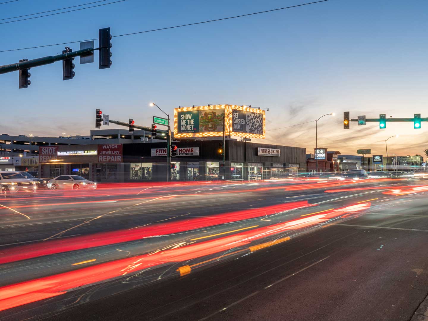 out of home advertising phoenix arizona billboard entertainment monet