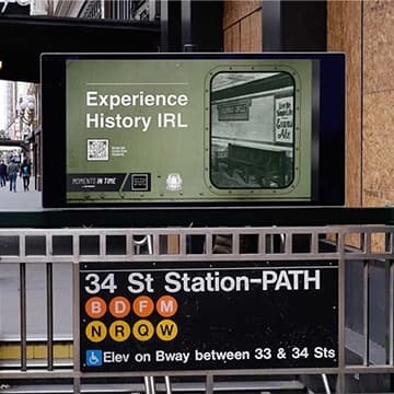 out of home subway advertising moments in time transit