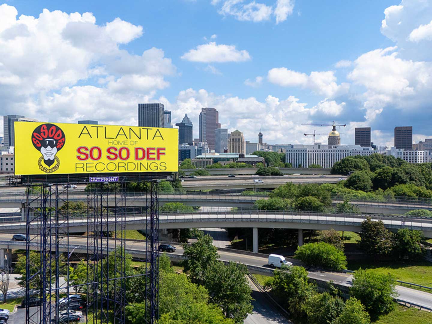 hybe music atlanta out of home advertising